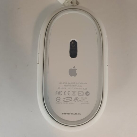 Original Apple Mouse A1152 EMC No: 2058 USB White Mouse - Picture 4 of 4